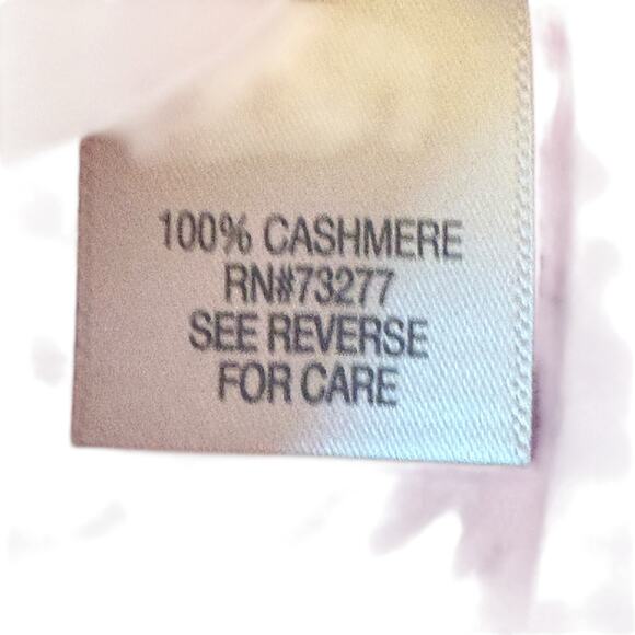 Apt 9 100% Cashmere Purple Long Sleeve Cowl Neck Sweater sz M - Picture 8 of 9